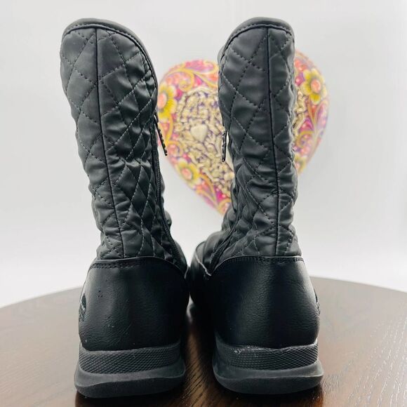 Totes Erin Waterproof Snow Gray Boots Size 10 - Picture 10 of 11